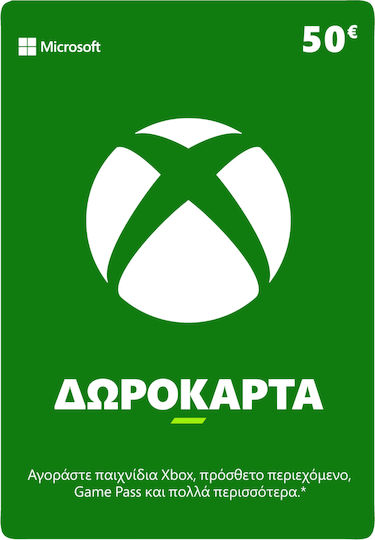 Microsoft Xbox Live Gift Card 50€ Key