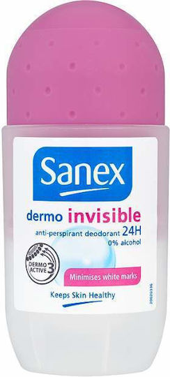 Sanex Dermo Invisible Deodorant sub formă de Roll-On 50ml