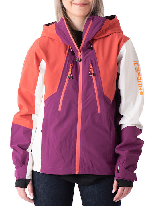Icepeak 53195364-790 Frauen Jacke aus für Ski & Snowboard Mehrfarbig
