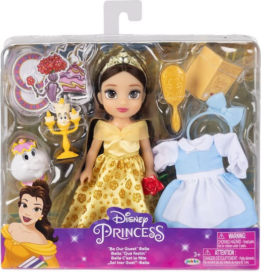 Jakks Pacific Beauty Beast Belle Κούκλα Disney Princess 15εκ.