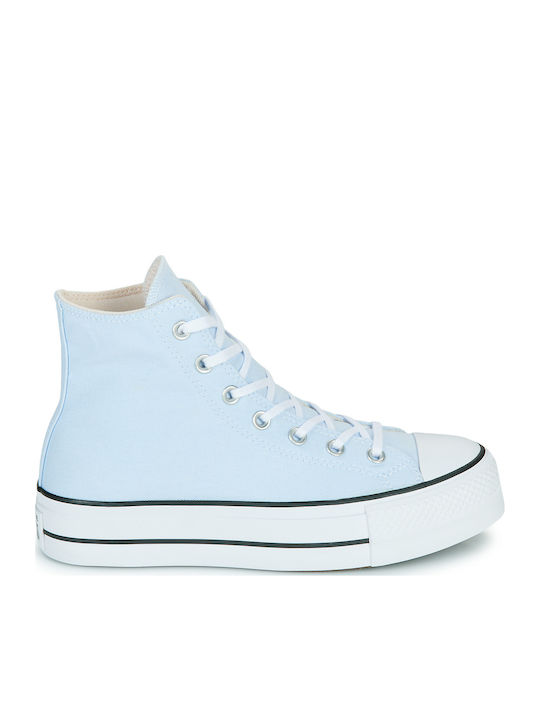 Γυναικεία Flatforms Μποτάκια Μπλε