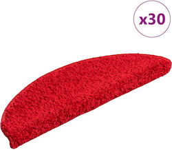 Treppenmatten 30 Stück Rot 56x17x3 cm