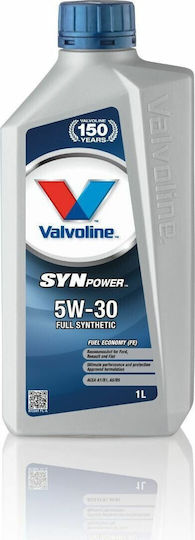 Valvoline Synpower FE Συνθετικό Λάδι Αυτοκινήτου 5W-30 1lt 022062