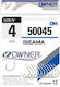 Iseama Owner Hooks 50045 No4-0