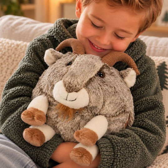 Noxxiez Plush Pillow Hand Position-goat