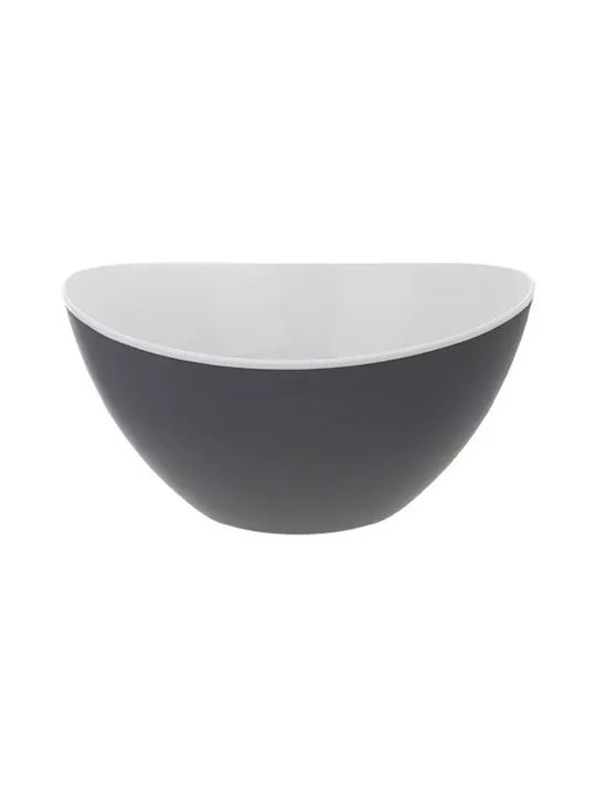 Orion Bol Servire Rotund Din Plastic Gri Cu Diametru 12 cm