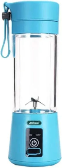 Andowl Μπλέντερ με Πλαστική Κανάτα 380 ml Μπλε Q-L800