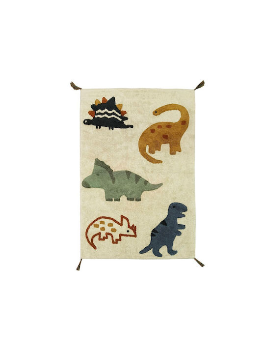 Baby Bliss Παιδικό Χαλί Βαμβακερό Μπεζ 100x140cm