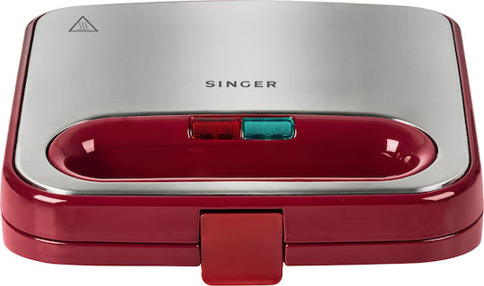 Singer Sandwich Maker for for 2 Sandwiches Sandwiches 750W Inox