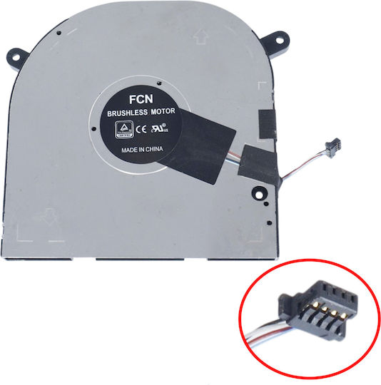 Laptop CPU Cooling Fan Dell XPS 17 9700 9710 9720 Dell Precision 5750 5760 023.100LQ.0011 023.100IU.0011 EG50060S1-C510-S9A 2Y100 02Y100 VV91R 0VV91R 4pin Code 81340