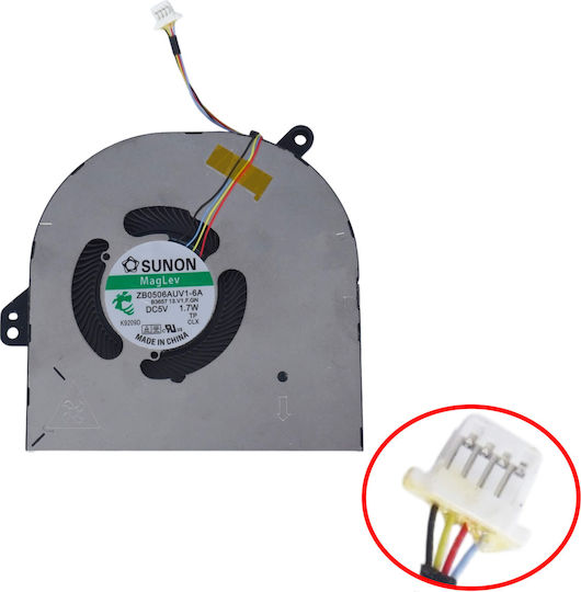Laptop GPU Cooling Fan Dell XPS 15 9500 9510 9520 9530 Precision 5550 5560 5570 DJH35 0DJH35 CN1MT 0CN1MT ND75C59 DC2800ORSL DC28000RSL 4pin Code 81348