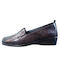 Leather Women's Moccasins in Brown Color