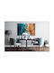 Picturi Living Room Plajă Tropicală Vedere Ocean Turcoaz 80x120