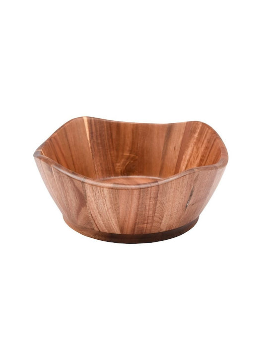 Casa Wooden Salad Bowl 25x25x10cm