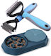 Dog Rake + Pet Bowl 2-in-1