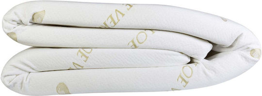 BestSleep Topper Single Latex Impregnat cu Aloe Vera 70x190x8buc
