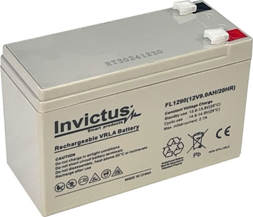 Invictus UPS Battery with Capacity 9Ah and Voltage 12V 07.02.0203 1pcs