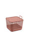 Cyclops Καλάθι Απλύτων Πλαστικό 52lt με Καπάκι 39x39x34.5cm Ροζ