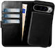 Rosso Elite Wallet Δερμάτινο Μαύρο (Google Pixe...