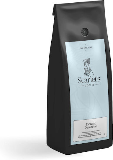 Scarlet's Coffee Καφές Espresso Decaffeine σε Κόκκους 1kg