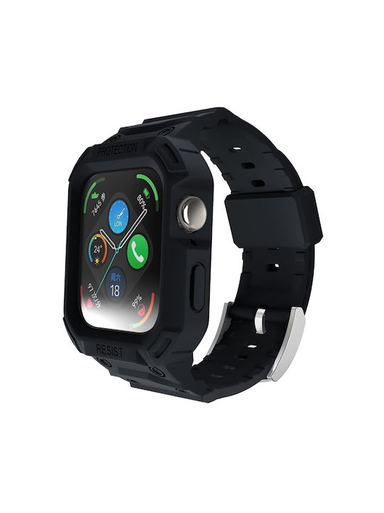 Tough Armor Protective Frame Strap Black (Huawei Watch Fit 3)