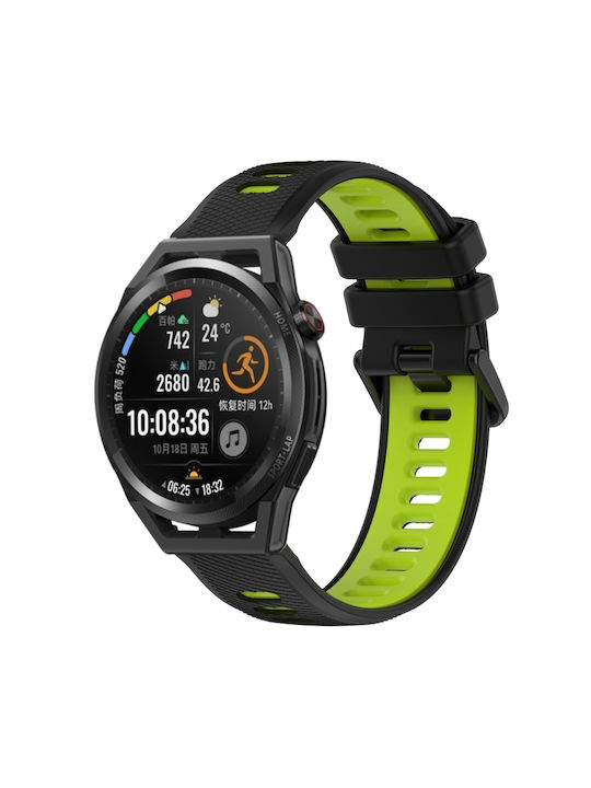Sport Λουράκι Σιλικόνης Μαύρο (Huawei Watch GT Runner)