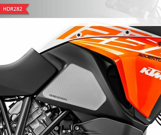 Onedesign Tank Grip Hdr282 Ktm Super Duke 1290 R Abs 14-20 Ktm Rc8 1190 R 13-15 Ktm Adventure 1190 Abs 13-16 Διάφανο