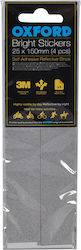 Oxford Bright Stickers Reflective 25 X 150mm 4 Pieces Oxford Bright Stickers Reflective 25 X 150mm 4 Pieces