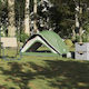vidaXL Σκηνή Camping Igloo Πράσινη για 1 Άτομο ...