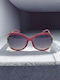 Dasoon Vision Women's Sunglasses with Purple Plastic Frame and Gray Lens 2478098
