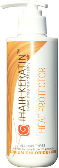Ihair Keratin Cremă Protecție termică pentru păr pentru Netezire 250ml