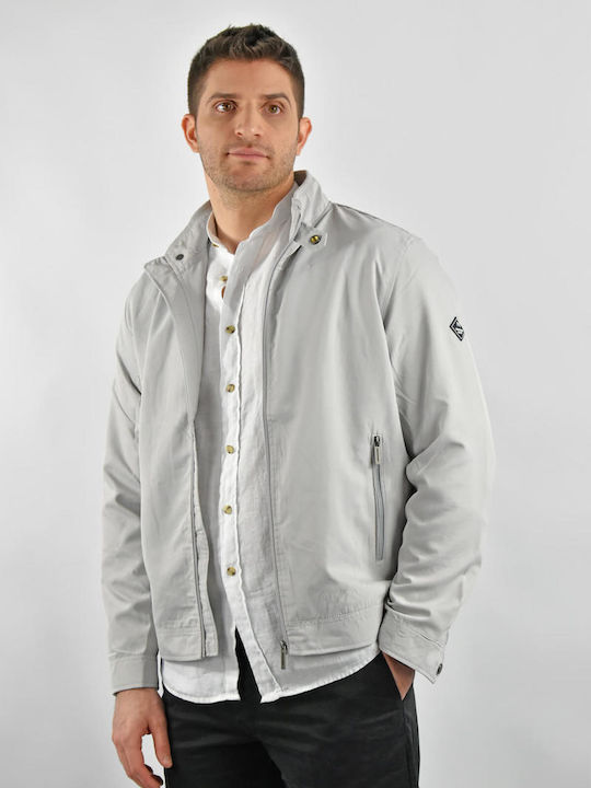 Shutton Blue Jacket Gray