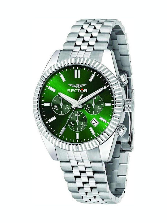 Sector Ceasuri barbati Baterie cu Brățară din metal