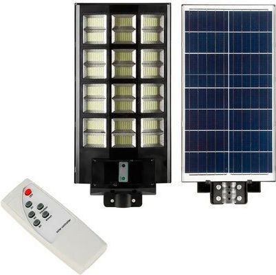 Horoz Electric Lampă Solară Stradală 3066lm Alb Rece 6400K cu Senzor de Mișcare și Telecomandă IP65 68bucx34.5bucx7.5buccm