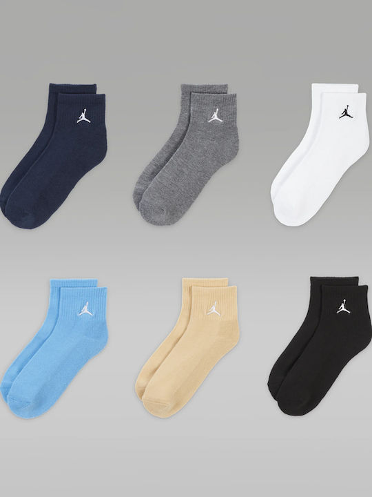 Jordan Kids' Ankle Socks Multicolored 6 Pairs
