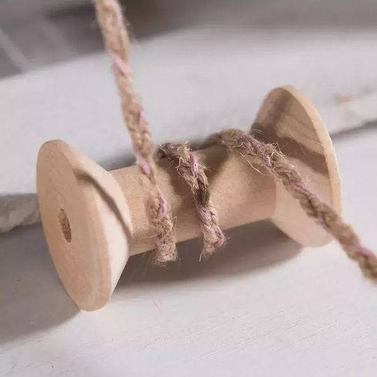 Sfoară din iută împletită în două tonuri Rotten Apple 4mm X 25m 55613 Ntampoudis Ntm-55613-giouta-sapio-mhlo