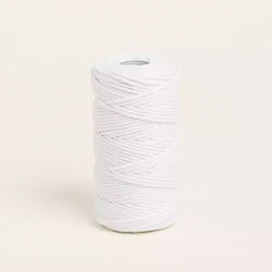 Κορδόνι Μακραμέ Premium Λευκό 3mm X 25m 51003 N...