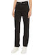 Hoch tailliert Damenjeans in Gerader Linie Gray