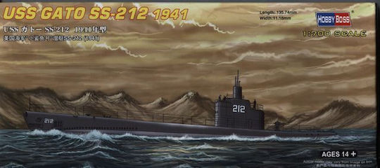 Hobbyboss Φιγούρα Μοντελισμού Uss Gato Ss-212 1941 1:700 87012
