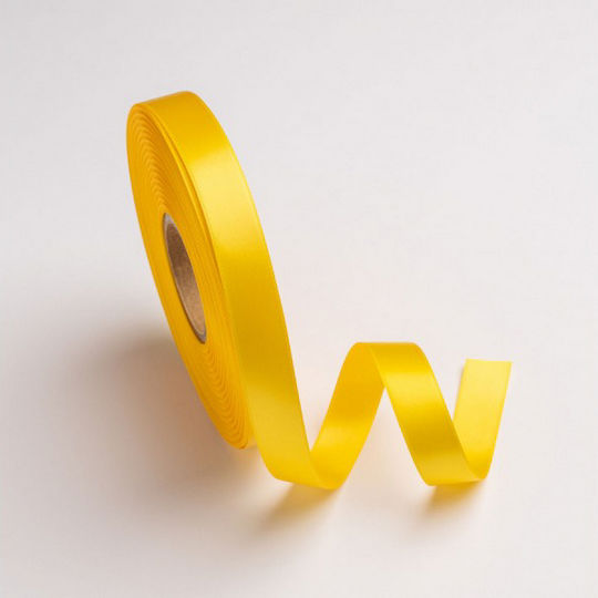 Satinband 1,5cm x 23m Gelb