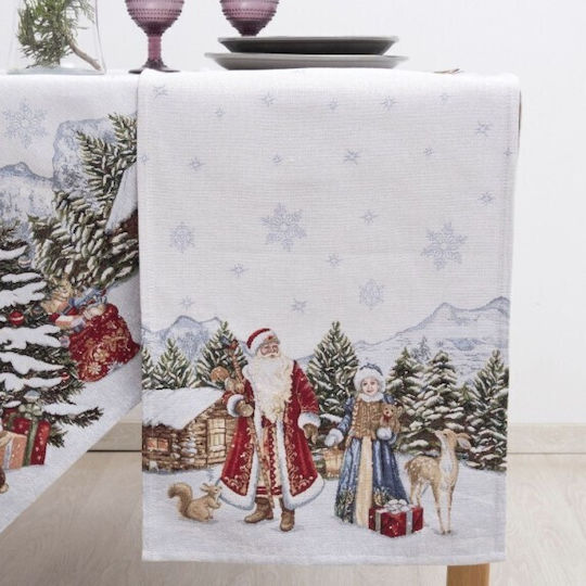 Dimeco Christmas Tablecloth Runner Fabric L100xW35cm.