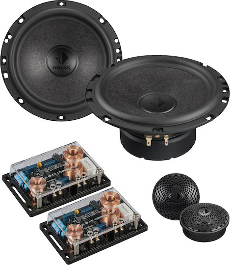 Helix Комплект Автомобилни Високоговорители Сплит-системи 6.5" с 100W RMS (2 път)