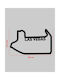 TKT Decorative Silhouette Black Acrylic 20x12.2cm
