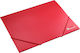 Red A4 Plastic Folder Elastic Titanum