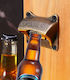 Wandmontierter Bieröffner