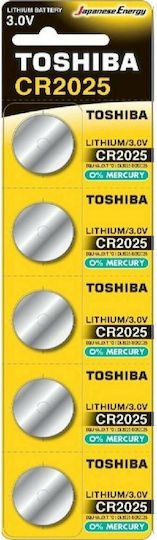 Toshiba CP-5 Батерии Литий За часовници CR2025 3V 5бр