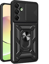 Hurtel Hybrid Back Cover Silicone Black (Galaxy...