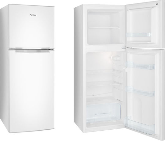 Amica Ψυγείο Δίπορτο 138lt Υ128.2xΠ47.4xΒ49.8εκ. Λευκό FD207.4(E)