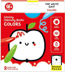 Looong Colouring Books Write Grip Colours for 18 Months+