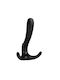 Import Hellas Wandhalterung 4254 Metall 3 Haken Schwarze 12,5cm